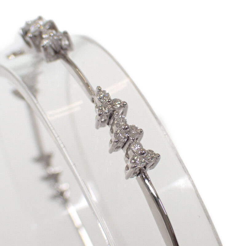 デザイン ジュエリー ブレスレット K18ホワイトゴールド ダイヤモンド レディース【中古】【Aランク】