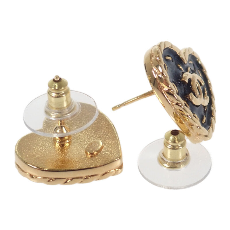 シャネル CHANEL ココマーク ハートピアス I24P刻印 ABC742 ピアス