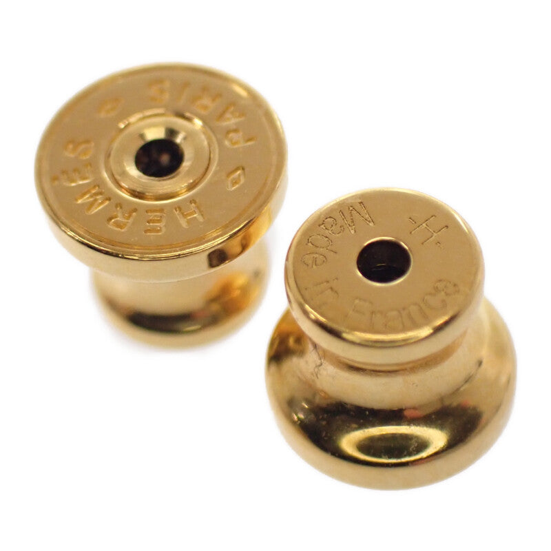 エルメス HERMES ミニ ポップ アッシュ H ピアス メタル リラ パープル ゴールド金具 レディース【中古】【Aランク】