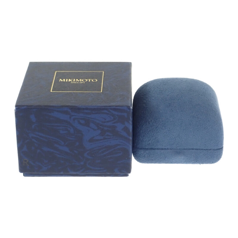 ミキモト MIKIMOTO ハートモチーフ 9号 リング K18イエローゴールド ダイヤモンド レディース【中古】【Aランク】