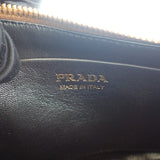 【SAランク】プラダ PRADA アーケスモールレザー ショルダー 2WAYバッグ ハンドバッグ レザー コニャック ファスナー ゴールド金具 レディース【ISEYA】