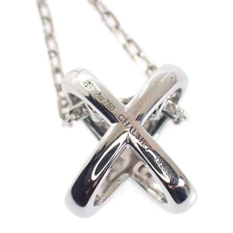 ショーメ Chaumet ジュ ドゥ リアン 82215 ネックレス K18ホワイトゴールド ダイヤモンド レディース【中古】【Aランク】