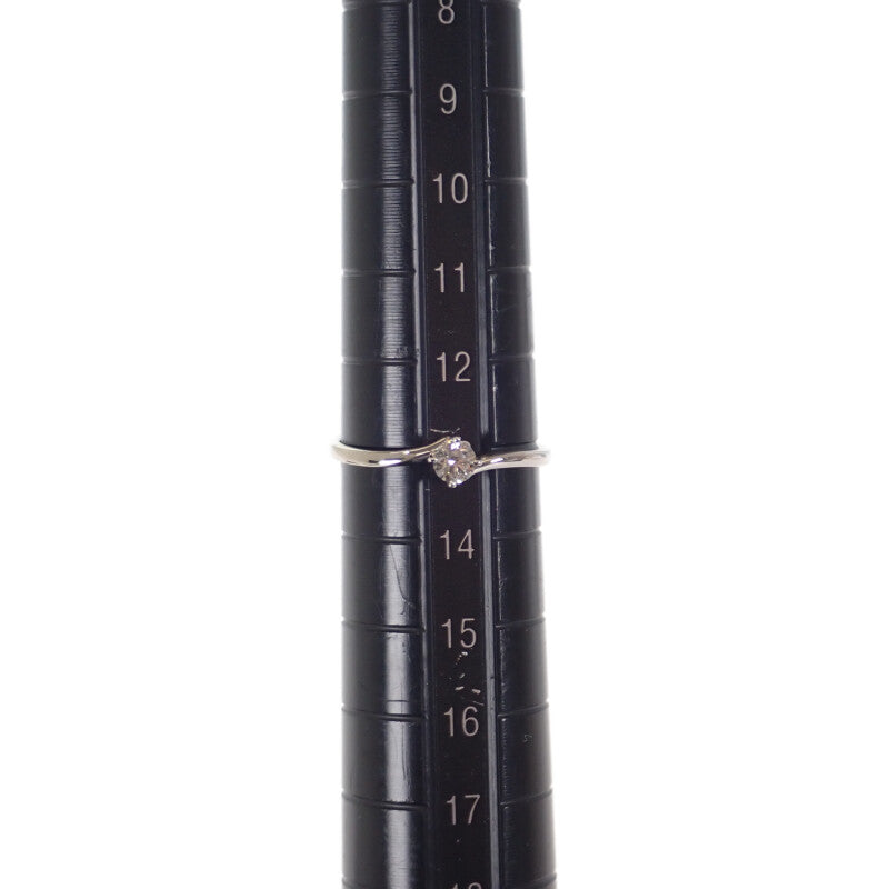 【中古】Milluflora ミルフローラ リング Pt900プラチナ 13号 ダイヤモンド レディース【Aランク】
