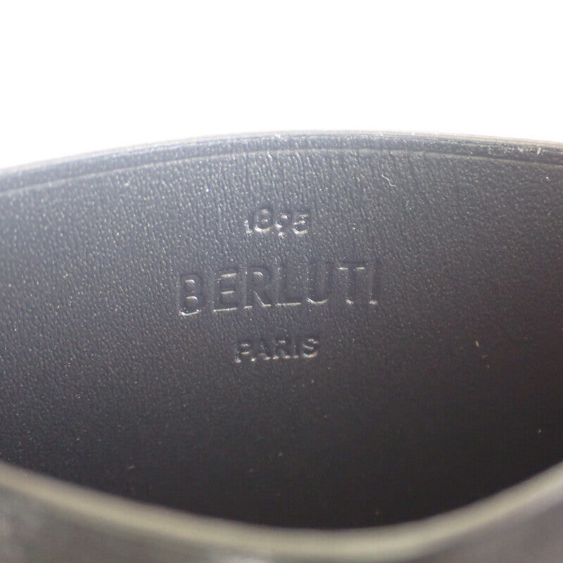 ベルルッティ Berluti バンブーネオスクリット BAMBOU_NEO-JOUR-V2 カードケース レザー ブラック メンズ【中古】【Aランク】