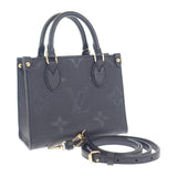 【Aランク】ルイヴィトン LOUIS VUITTON オンザゴーBB M46993 2WAYバッグ ハンドバッグ  ショルダーバッグ モノグラムアンプラント ブラック オープン ゴールド金具 レディース 【ISEYA】