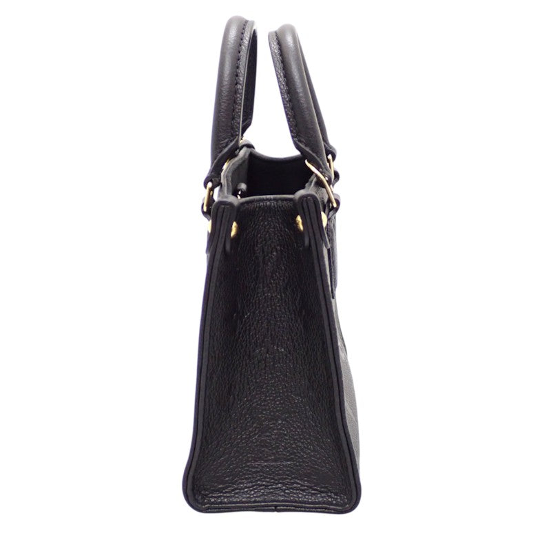 ルイヴィトン LOUIS VUITTON オンザゴーBB M46993 2WAYバッグ ハンドバッグ ショルダーバッグ モノグラムアンプラント ブラック レディース【中古】【Aランク】
