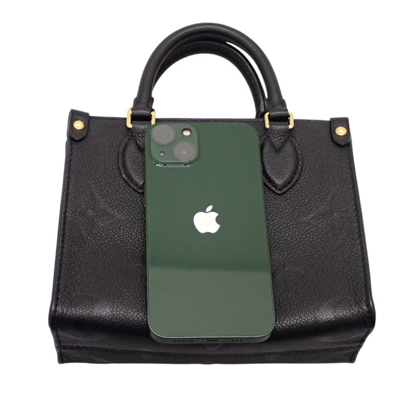 ルイヴィトン LOUIS VUITTON オンザゴーBB M46993 2WAYバッグ ハンドバッグ ショルダーバッグ モノグラムアンプラント ブラック レディース【中古】【Aランク】