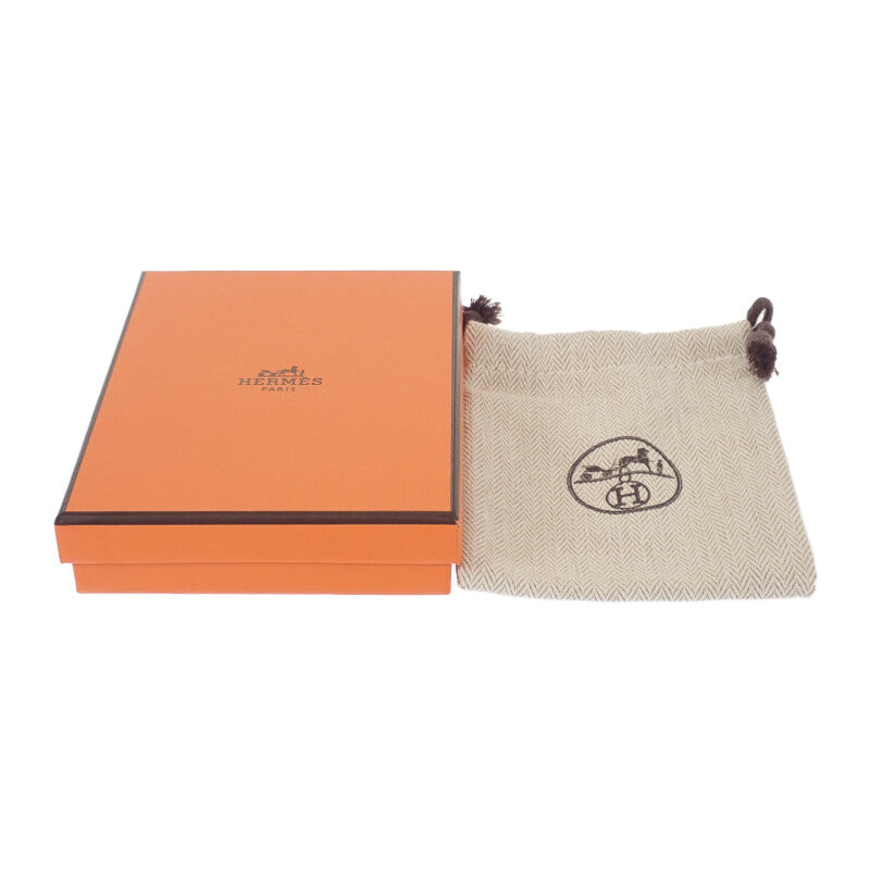 エルメス HERMES グランド・パラード 花火師 ピアス メタル ネイビー ブラック ゴールド レディース【中古】【Aランク】