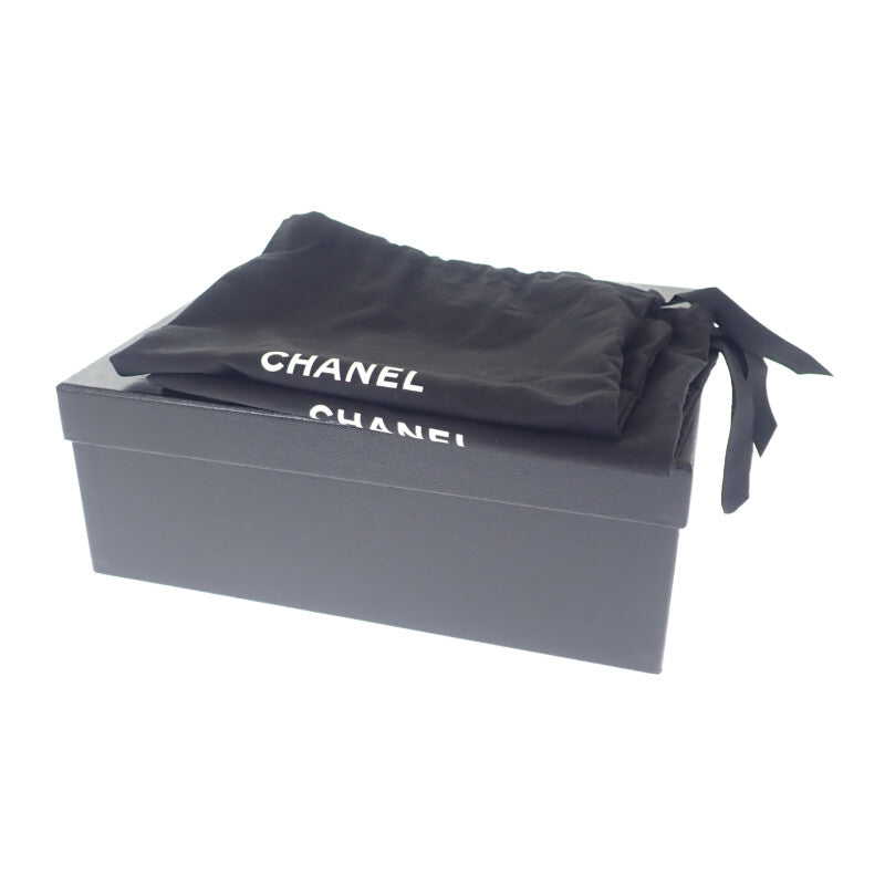 シャネル CHANEL ココマーク G45156 ローファー レザー グレー 37C