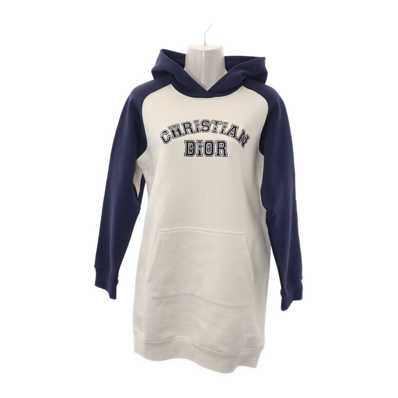 【Aランク】クリスチャンディオール Christian Dior プルオーバー ケニーシャーフ 193J647A0687 パーカー コットン ホワイト 12 キッズ【ISEYA】
