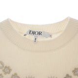 【Aランク】クリスチャンディオール Christian DiorDior  セーター 4SBM14PULI23I13 ニット ウール カシミヤ ホワイト 13 レディース  キッズ【ISEYA】