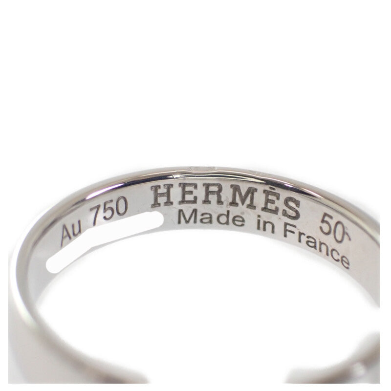 【Aランク】エルメス HERMES エヴァーヘラクレス H119853B リング K18ホワイトゴールド ダイヤモンド 10号 ダイヤモンド 50 レディース【ISEYA】