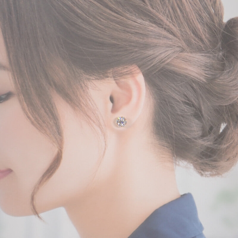 ヴァンクリーフ＆アーペル Van Cleef & Arpels フルーレット VCARA48000 ピアス K18イエローゴールド ダイヤモンド レディース【中古】【Aランク】