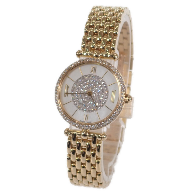 ヴァンクリーフ＆アーペル Van Cleef & Arpels レディ アーペル 136632 腕時計 K18イエローゴールド クオーツ ホワイトシェル文字盤 レディース【中古】【Aランク】