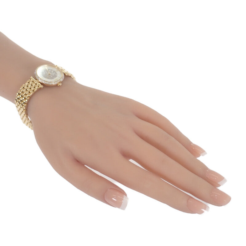 ヴァンクリーフ＆アーペル Van Cleef & Arpels レディ アーペル 136632 腕時計 K18YG ダイヤモンド クオーツ ホワイトシェル文字盤 レディース【中古】【Aランク】 ヴァンクリーフ＆アーペル Van Cleef & Arpels レディ アーペル 136632