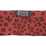 エルメス HERMES ツイリー ロゴ アルファベット柄 スカーフ シルク レッド レディース【中古】【Aランク】
