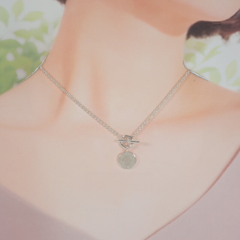 エルメス HERMES アミュレット クルード セリエ ネックレス シルバー