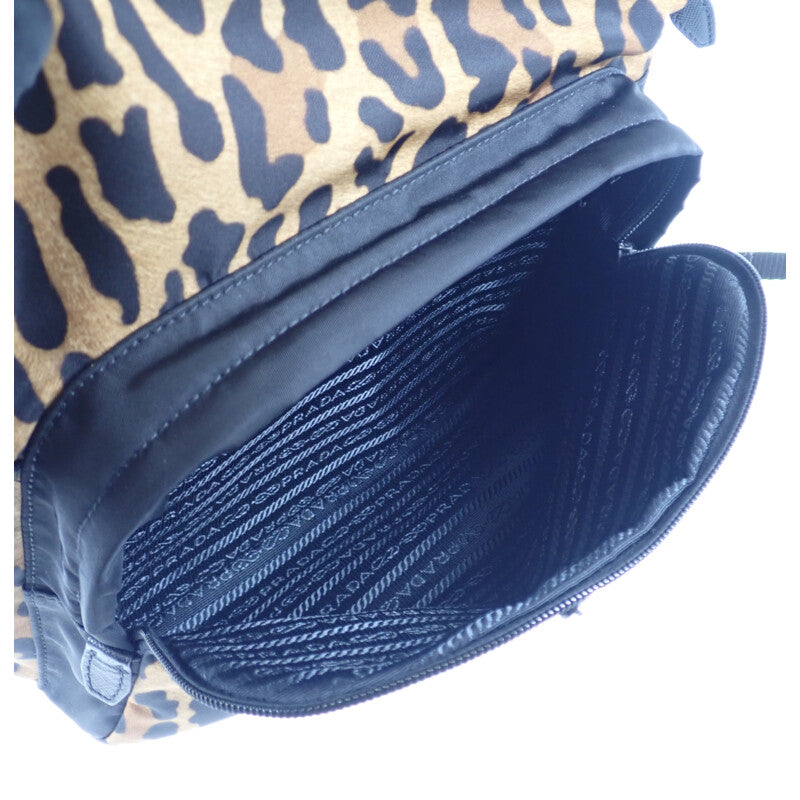 プラダ PRADA レオパード バックパック 1BZ001 リュック・デイパック