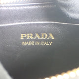 【ABランク】プラダ PRADA アーケスモールレザー 2ストラップ 1BC194_ASK_F0002_V_OOO ショルダーバッグ ２WAYバッグ  ハンドバッグ カーフ ブラック ファスナー ゴールド金具 レディース【ISEYA】