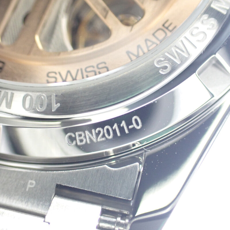 タグホイヤー TAG HEUER カレラ キャリバーホイヤー02 クロノグラフ CBN2011.BA0642 腕時計 ステンレススチール 自動巻き ブルー文字盤 メンズ【中古】【Aランク】