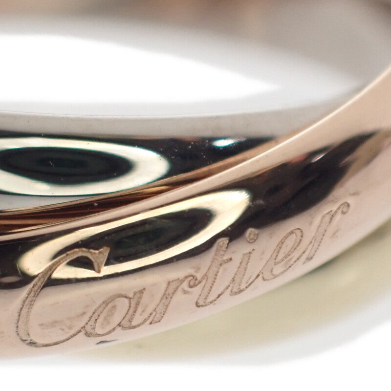 【Aランク】カルティエ CARTIER トリニティ B4052756 リング K18イエローゴールド K18ピンクゴールド K18ホワイトゴールド 56 レディース メンズ【ISEYA】