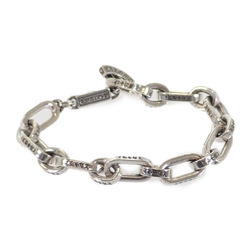 【ABランク】クロムハーツ CHROME HEARTS ペーパーEチェーン 2354-304-7615-9110 ブレスレット シルバー925 7インチ メンズ【ISEYA】