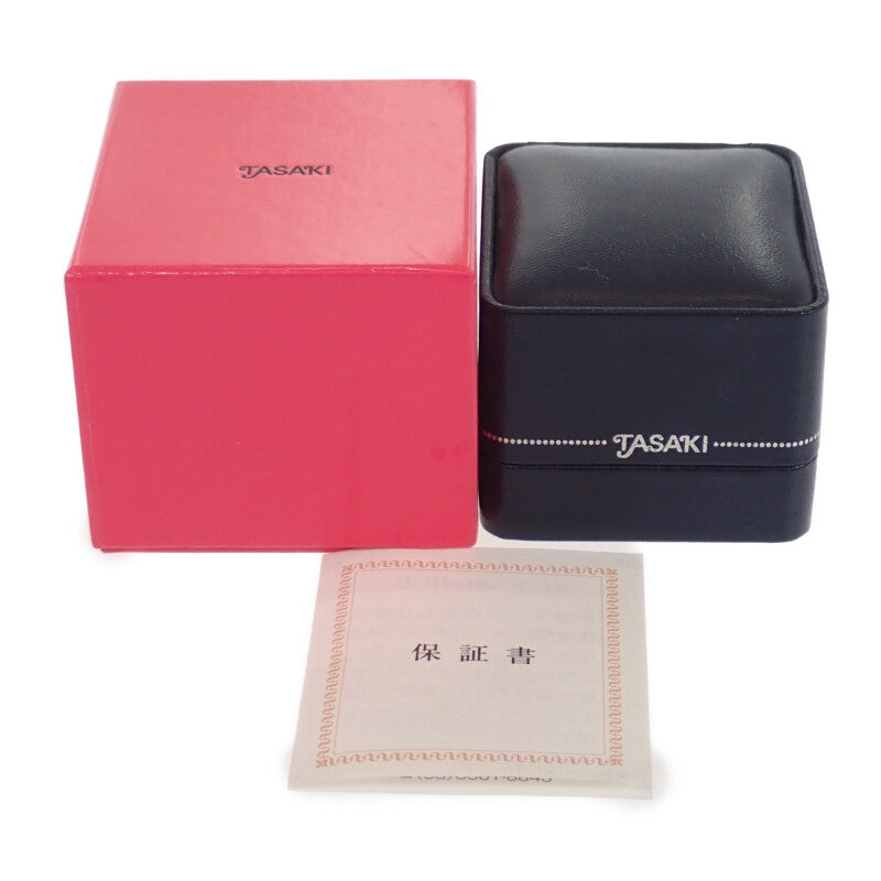 タサキ TASAKI パールペンダント ネックレス K18ホワイトゴールド アコヤ真珠 ダイヤモンド レディース【中古】【Aランク】