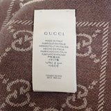 【Sランク】グッチ GUCCI GGパターン ウィンタースカーフ 1334833G2002764 マフラー ウール ライトブラウン レディース【ISEYA】