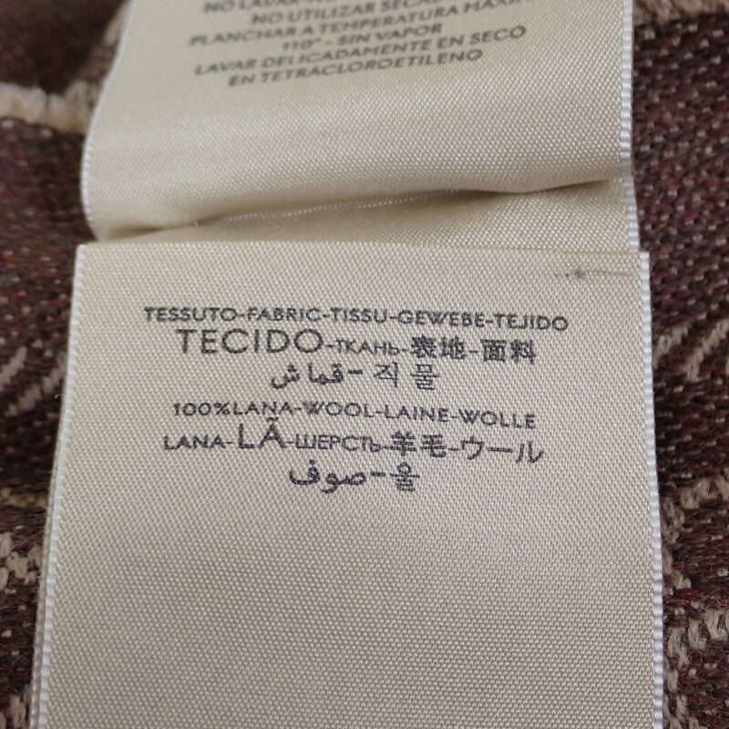 グッチ GUCCI GGパターン ウィンタースカーフ 1334833G2002764 マフラー ウール ライトブラウン レディース【中古】【Sランク】