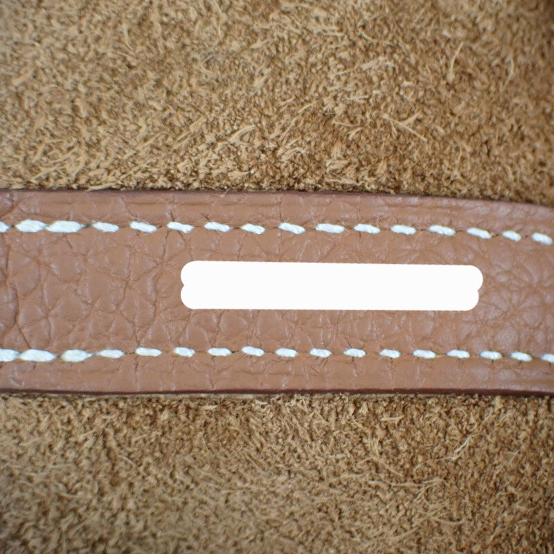 エルメス HERMES ピコタンロック MM H060991CK37 ハンドバッグ トリヨンクレマンス ゴールド シルバー金具 レディース【中古】【ABランク】