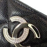 【Aランク】シャネル CHANEL ジップ付コインパース AP4177B1769794305 コインケース グレインカーフレザー ブラック ゴールド金具 レディース【ISEYA】