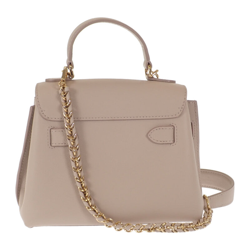 ルイヴィトン LOUIS VUITTON ロックミー・エヴァー MINI M21052 2WAYバッグ ショルダーバッグ グレインカーフレザー グレージュ ゴールド金具 レディース【中古】【Aランク】