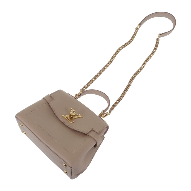 ルイヴィトン LOUIS VUITTON ロックミー・エヴァー MINI M21052 2WAYバッグ ショルダーバッグ グレインカーフレザー グレージュ ゴールド金具 レディース【中古】【Aランク】
