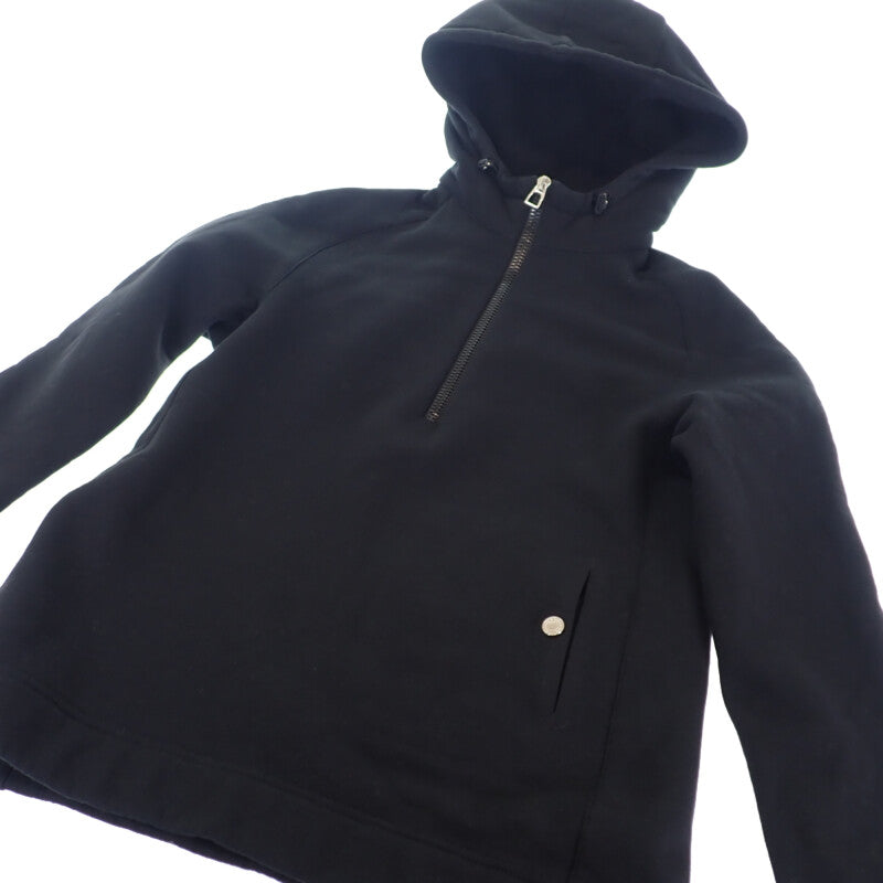 エルメス HERMES フィットスウェット M H800735E_01M パーカー コットン ポリウレタン ブラック レディース【中古】【Aランク】