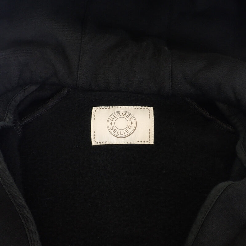 エルメス HERMES フィットスウェット M H800735E_01M パーカー コットン ポリウレタン ブラック レディース【中古】【Aランク】 エルメス HERMES フィットスウェット M H800735E_01M パーカー