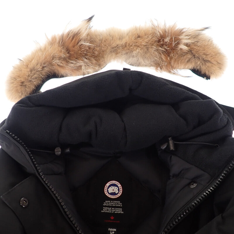 【ABランク】カナダグース CANADA GOOSE VICTORIA PARKA 3037LA ダウンジャケット ポリエステル ブラック S レディース【ISEYA】