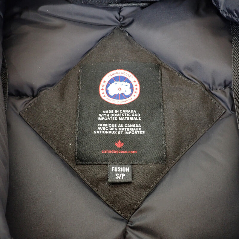 【ABランク】カナダグース CANADA GOOSE VICTORIA PARKA 3037LA ダウンジャケット ポリエステル ブラック S レディース【ISEYA】