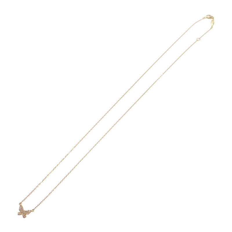 【AHKAH アーカー】バタフライ　ネックレス　K18 ダイヤモンド AHKAH アーカーk18 バタフライダイヤモンドネックレス