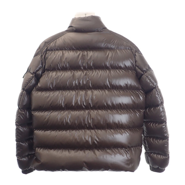 【ABランク】モンクレール MONCLER LULE ショートダウンジャケット I20911A00003_595ZJ ダウンジャケット ナイロン ブラウン シルバー金具 5 メンズ【ISEYA】