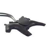 エルメス HERMES ロデオペガサス PM W刻印 バッグチャーム アニョーミロ ブラック ソーブラック レディース メンズ【中古】【SAランク】