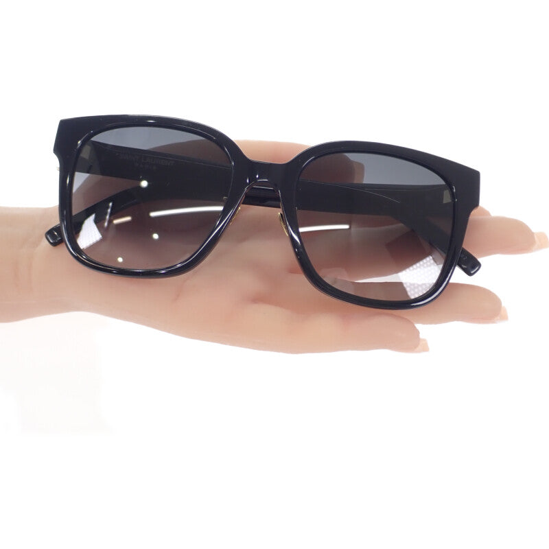 サンローラン SAINT LAURENT モノグラム SL M105/F 736455Y99561014 サングラス アセテート バイオナイロン ブラック グラディエントグレー 55□20-150 レディース メンズ【中古】【ABランク】