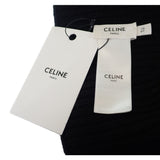 【Aランク】セリーヌ CELINE トリオンフニット帽 シームレスカシミヤ 2AA32384D.38NO ニットキャップ カシミヤ ブラック レディース ユニセックス【ISEYA】