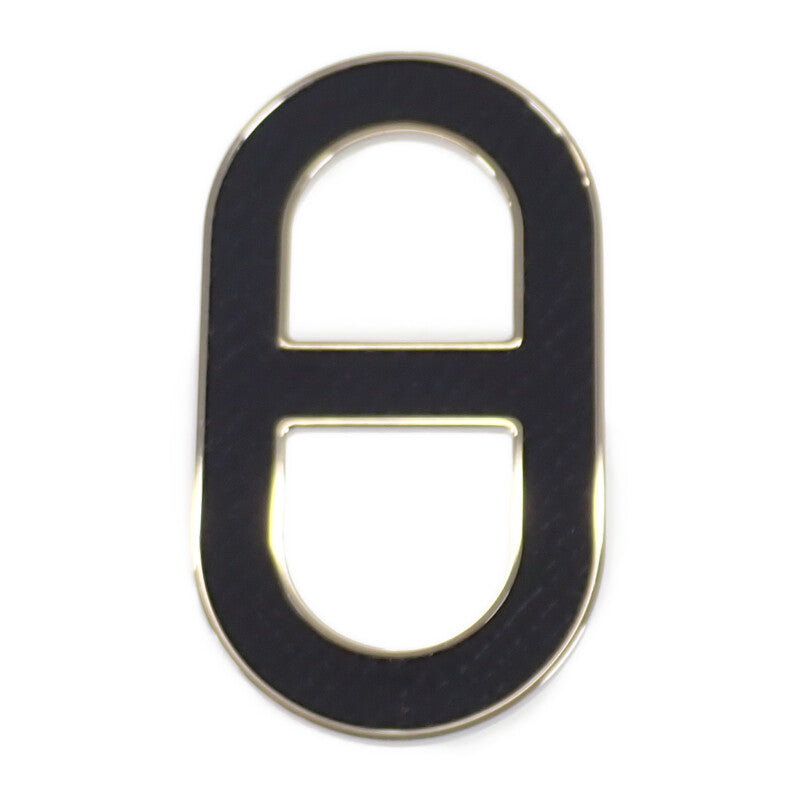 エルメス HERMES シェーヌダンクル H500262FK89 ブローチ ヴォーエプソン メタル ブラック レディース【中古】【Sランク】