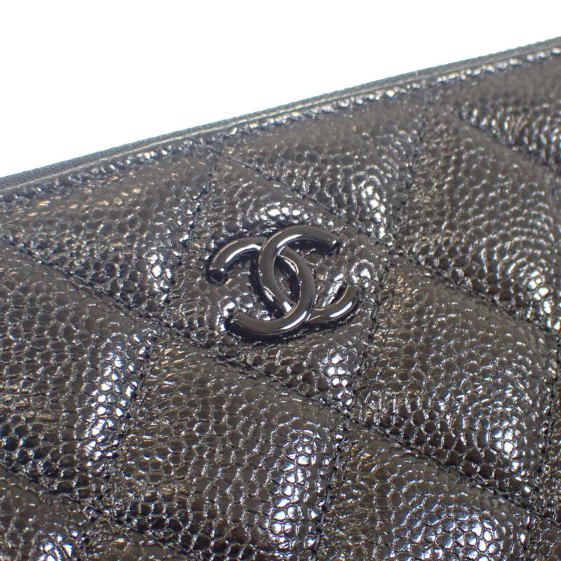 CHANEL シャネル マトラッセ クラッチバック キャビアスキン CHANEL（シャネル） マトラッセ クラシック チェーンウォレット