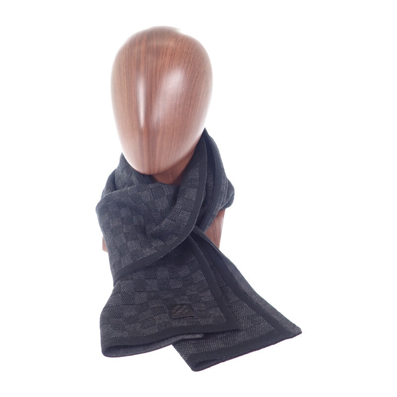 ヴィトン　LOUIS VUITTON マフラー・ネオ プティ ダミエ ☆安心の国内発送☆LV ネオ プティ ダミエ ウール100%☆素敵♪ (Louis