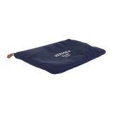 【中古】エルメス HERMES トゥルースフラット MM ネオバン ポーチ ナイロン ポリウレタン ネイビー  レディース【ABランク】