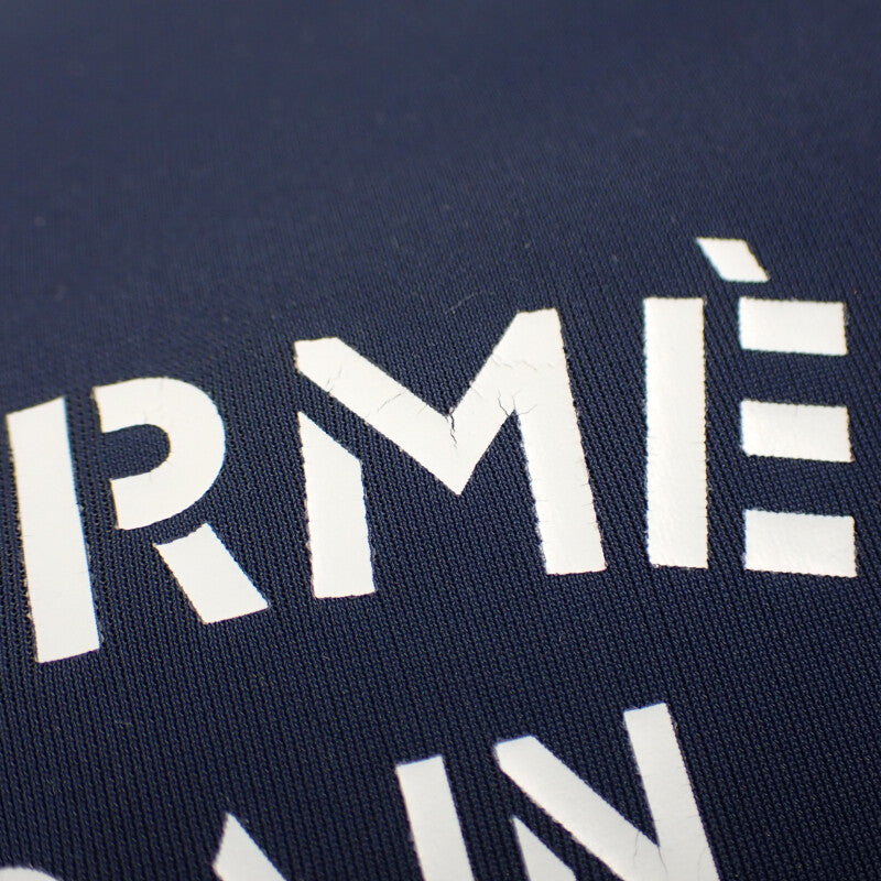 【中古】エルメス HERMES トゥルースフラット MM ネオバン ポーチ ナイロン ポリウレタン ネイビー  レディース【ABランク】