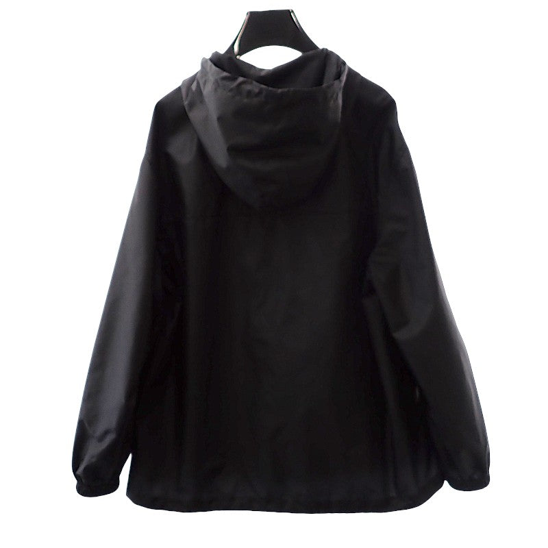 セリーヌ CELINE フロントロゴ アノラックパーカー 2W531495M.38NO マウンテンパーカー ナイロン ブラック 46 メンズ【中古】【ABランク】