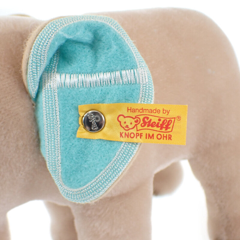 ティファニー TIFFANY&Co. シュタイフ Steiff ゾウ ぬいぐるみ 683800 その他雑貨 コットン モヘア ベージュ ブルー キッズ【中古】【SAランク】