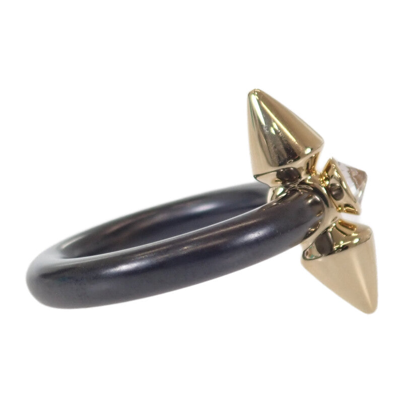 ティファニー TIFFANY&Co. タイタン ファレル ウィリアムス 7号 73469457 リング K18イエローゴールド チタン ダイヤモンド #8 レディース【中古】【Aランク】